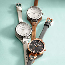 Carica l&#39;immagine nel visualizzatore di Gallery, Fossil Orologio Analogico Donna con Cinturino in Pelle ES3077 - Ilgrandebazar