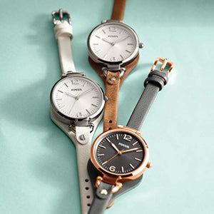 Fossil Orologio Analogico Donna con Cinturino in Pelle ES3077 - Ilgrandebazar