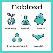 Carica l&#39;immagine nel visualizzatore di Gallery, NoBlood Mutande Assorbenti Mestruali = 2 tamponi - Lavabili - XS, Pizzo-pack