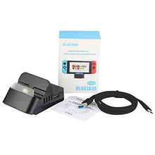 Carica l'immagine nel visualizzatore di Gallery, Zacro Nintendo Switch Dock Portatile e Tipo-C a cavo di ricarica rapida USB,...