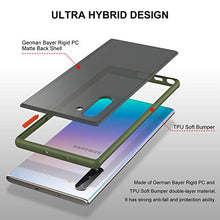 Carica l'immagine nel visualizzatore di Gallery, YATWIN Serie Antiurto, Cover Compatibile per Samsung Galaxy Note Army Green