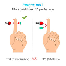 Carica l'immagine nel visualizzatore di Gallery, AGPTEK Saturimetro da dito Professionale Pulsossimetro Digitale Ossimetro Portatile con Display OLED per Frequenza Del Polso e La Saturazione di Ossigeno SpO2 e Cardiofrequenzimetro,Blu Oximeter