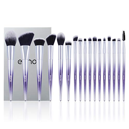 Eono by Amazon - Pennelli Make Up Vegani Set 17Pcs Pennello Farbverlauf Lila