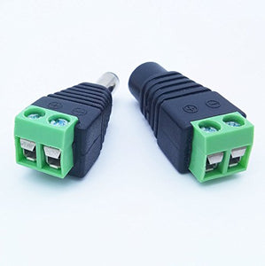 MZMing [12 Paia] 12V Maschio Femmina Connettori Elettrici DC Adattatore...