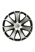 Carica l'immagine nel visualizzatore di Gallery, Goodyear GOD9042 Set di 4 Copricerchi Daytona, Argento/Nero, 14 Pollici 14"