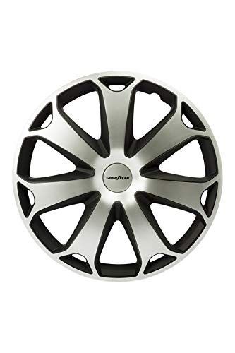 Goodyear GOD9042 Set di 4 Copricerchi Daytona, Argento/Nero, 14 Pollici 14