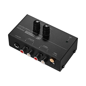 Muslady Phono Preamplificatore Ultra-compatta con Controlli di Livello e...