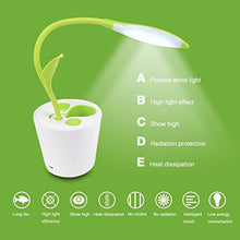 Carica l&#39;immagine nel visualizzatore di Gallery, Lampada da Scrivania e Tavola VADIV, con Porta USB Sapling, Green - Ilgrandebazar