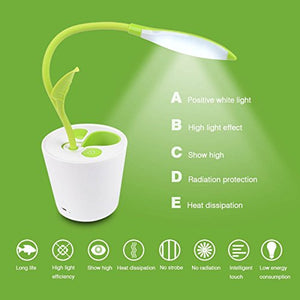Lampada da Scrivania e Tavola VADIV, con Porta USB Sapling, Green - Ilgrandebazar