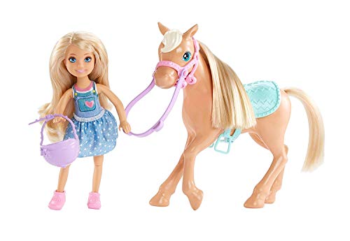 Barbie Chelsea e Pony, DYL42, Modelli/Colori Assortiti, 1 Pezzo - Ilgrandebazar