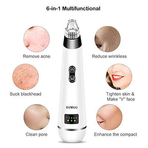 SVMUU Aspiratore Punti Neri, Ventosa per L'acne sul Viso, con 3 Luci... - Ilgrandebazar