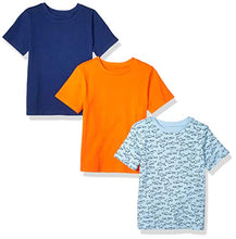 Carica l&#39;immagine nel visualizzatore di Gallery, Amazon Essentials Boys&#39; 3-Pack Short Sleeve Tee Bambino - Ilgrandebazar