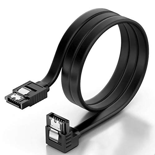 KUYiA Cavo SATA 3, 35CM Lungo 7 Pin Cavi Dati, Dritto e 90 Gradi Angolo 1PC - Ilgrandebazar