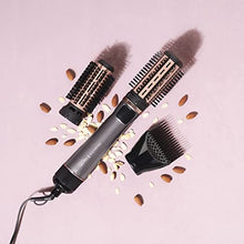 Carica l&#39;immagine nel visualizzatore di Gallery, Remington Spazzola Rotante per Capelli, Asciugacapelli, 1000 W, Setole Morbide (40/50 mm), 2 Velocità e Temp, Rivestimento in Ceramica con Cheratina e Olio di Mandorle, Keratin Protect AS8811
