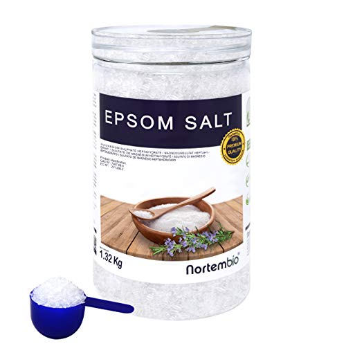 Nortembio Sale di Epsom 1,32 kg, Fonte Concentrata Magnesio, Sale... - Ilgrandebazar