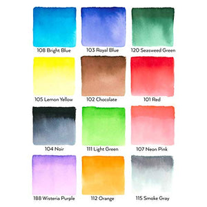 Arteza Pennarelli Acquerello Professionali Da Disegno Brush Pen, Set 12... - Ilgrandebazar