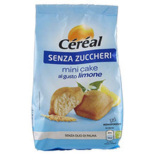 Carica l&#39;immagine nel visualizzatore di Gallery, Céréal Mini Cake SENZA ZUCCHERI al limone, merendine dolci senza zucchero -...