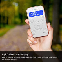 Carica l&#39;immagine nel visualizzatore di Gallery, LEMEGA PR1 Pocket DAB/DAB+/FM Radio, Radio portatile dal design sportivo con auricolare, batteria ricaricabile, 20 stazioni preimpostate, orologio, allarme, display LCD. - Champagne