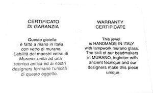 Venetiaurum - Charm In Vetro Originale Di Murano E Argento 925 - Gioiello...