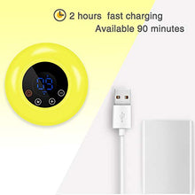 Carica l&#39;immagine nel visualizzatore di Gallery, Tiralatte Elettrico, SUMGOTT Ricaricabile tiralatte doppio con 3 Yellow