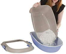 Carica l'immagine nel visualizzatore di Gallery, Stefanplast Toilette Aperta con Setaccio Autopulente, Grigio Blu, 59 x 39 x...