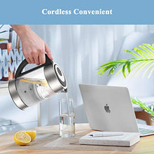 Carica l&#39;immagine nel visualizzatore di Gallery, Bollitore Elettrico, Homgeek Acqua Elettrico Veloce da 2200W /...