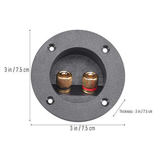 Foxnovo 2PCS DIY Home auto stereo altoparlanti a vie box terminal binding...