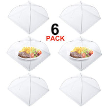 Carica l'immagine nel visualizzatore di Gallery, Homealexa Coprivivande a Rete Pieghevole Anti Insetti Set 6 17 inch(6 Stücke)