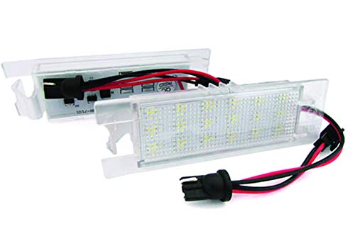 CARALL Kit Luci Targa Led Bianco Canbus No Errore 12V 5W Attacco T10 Plug... - Ilgrandebazar