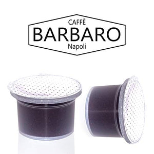 100 Capsule Uno System Barbaro Caffe' Cremoso Napoli Miscela Blu