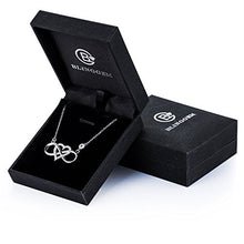 Carica l&#39;immagine nel visualizzatore di Gallery, BlingGem Collane da Donna in Argento Placcato Oro con Zirconia Bianco - Ilgrandebazar