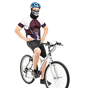 JAHEMU Maschera Teschio Skull Mask Cranio di Viso Senza Cucitura Tubo...