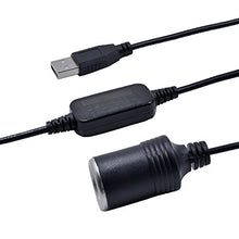 Carica l&#39;immagine nel visualizzatore di Gallery, USB a maschio a 12 V auto presa accendisigari femmina convertitore - Ilgrandebazar