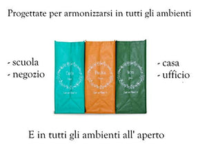 Set Da 3 Contenitori Colorati Bidone Spazzatura Bidoni Raccolta Secchi... - Ilgrandebazar