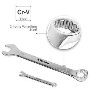 WERKFIX Set di Chiavi Combinate 6-21 mm 15 pz. inglesi sabbiate, in... - Ilgrandebazar