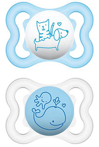 MAM 66667411 - Air, Ciuccio in silicone 0-6 mesi, bambino Monate - Junge - Ilgrandebazar