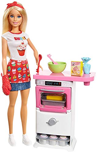 Barbie- Playset Pasticceria Bambola con Forno e Dolci Che lievitano e... - Ilgrandebazar