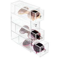 Carica l&#39;immagine nel visualizzatore di Gallery, iDesign Porta trucchi con 4 cassetti, Mini cassettiera per make up,...