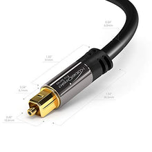 Carica l&#39;immagine nel visualizzatore di Gallery, KabelDirekt 1m Cavo TOSLINK, (Ottico Audio Digitale, Connettore TOSLINK 1 m
