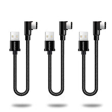 Carica l&#39;immagine nel visualizzatore di Gallery, aceyoon Cavo USB Type-C 90 Gradi 30cm 3 Pezzi 90 Degree USBC 0.3m*3 - Ilgrandebazar