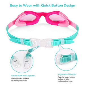 Occhialini da Nuoto per Bambini - Piscina Bambino 2 PACK