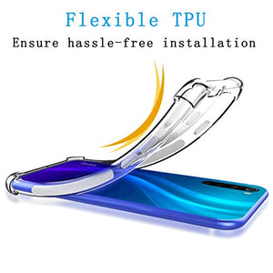 AILRINNI Cover per Xiaomi Redmi Note 8T - Pellicola Protettiva in Trasparente - Ilgrandebazar