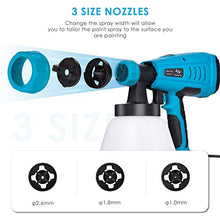 Carica l'immagine nel visualizzatore di Gallery, Pistola a Spruzzo Tilswall, Spruzzatore Elettrica 550W, 3 Ugelli, 1300 ml...