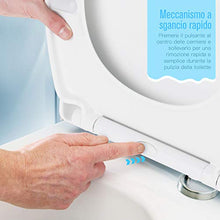 Carica l&#39;immagine nel visualizzatore di Gallery, Sedile WC, Dalmo DBTS07TY Copriwater Universali O Forma, Tavoletta
