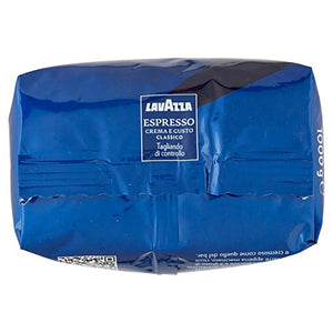 Lavazza Caffè in Grani per Macchina Espresso Crema e Gusto - 1 Kg