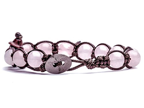 Bracciale tibetano buddista in Quarzo Rosa MainApps - Ilgrandebazar