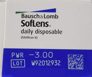 Bausch&Lomb Soflens Daily disposable 30 lenti a contatto giornaliere (-3.00) - Ilgrandebazar