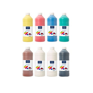 Lefranc Bourgeois - Assortimento Tempera 8 Flaconi da 1 L - Ilgrandebazar