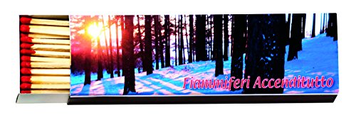 Best Fire 16104 Fiammifero di Lunghezza, Legno - Ilgrandebazar