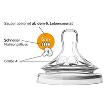 Carica l&#39;immagine nel visualizzatore di Gallery, Philips Avent Allattamento SCF044/27 Tettarelle Natural Flusso Abbondante, 3... - Ilgrandebazar